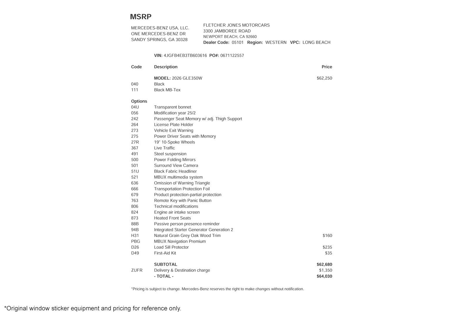 Certified Used 2026 Black Mercedes-Benz GLE 350 SUV image 2