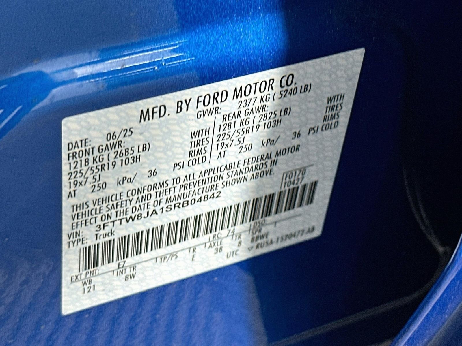 Used 2025 Velocity Blue Ford XLT image 30