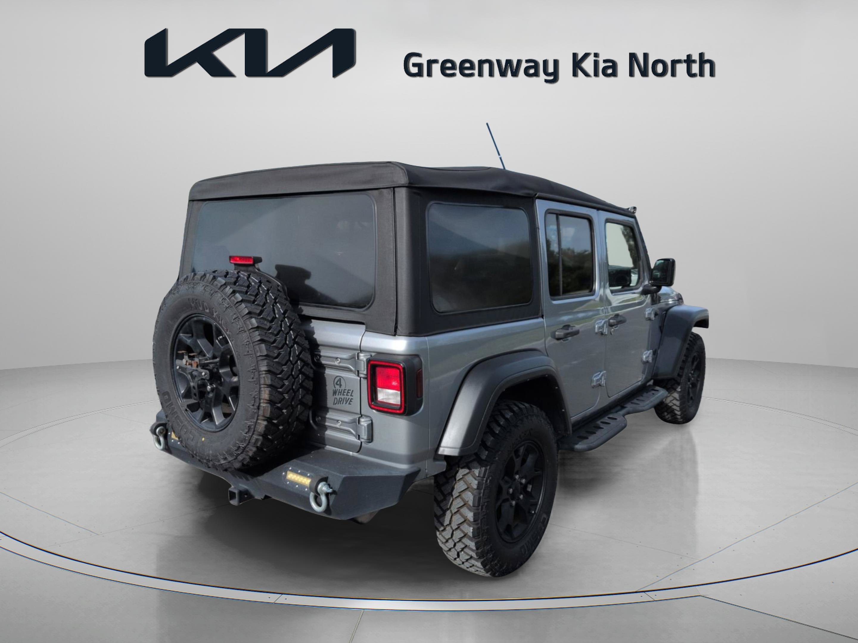 Used 2021 Billet Silver Metallic Clearcoat Jeep Unlimited Willys image 8