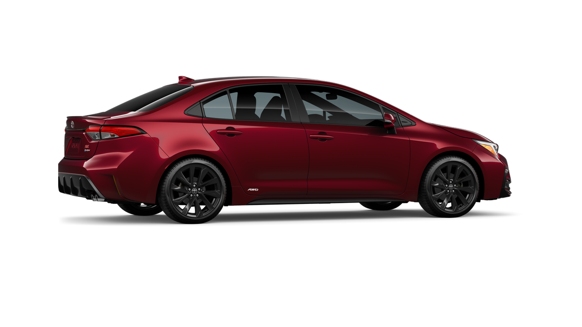 New 2026 Ruby Flare Pearl Toyota Hybrid SE image 11