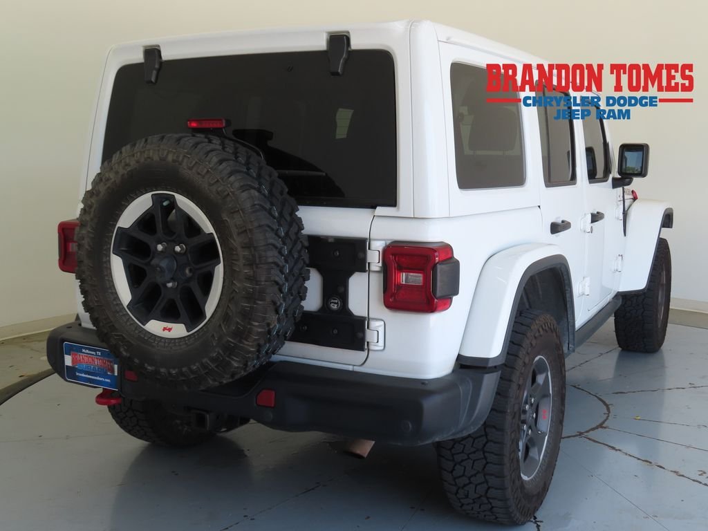 Used 2021 White Jeep Unlimited Rubicon image 3