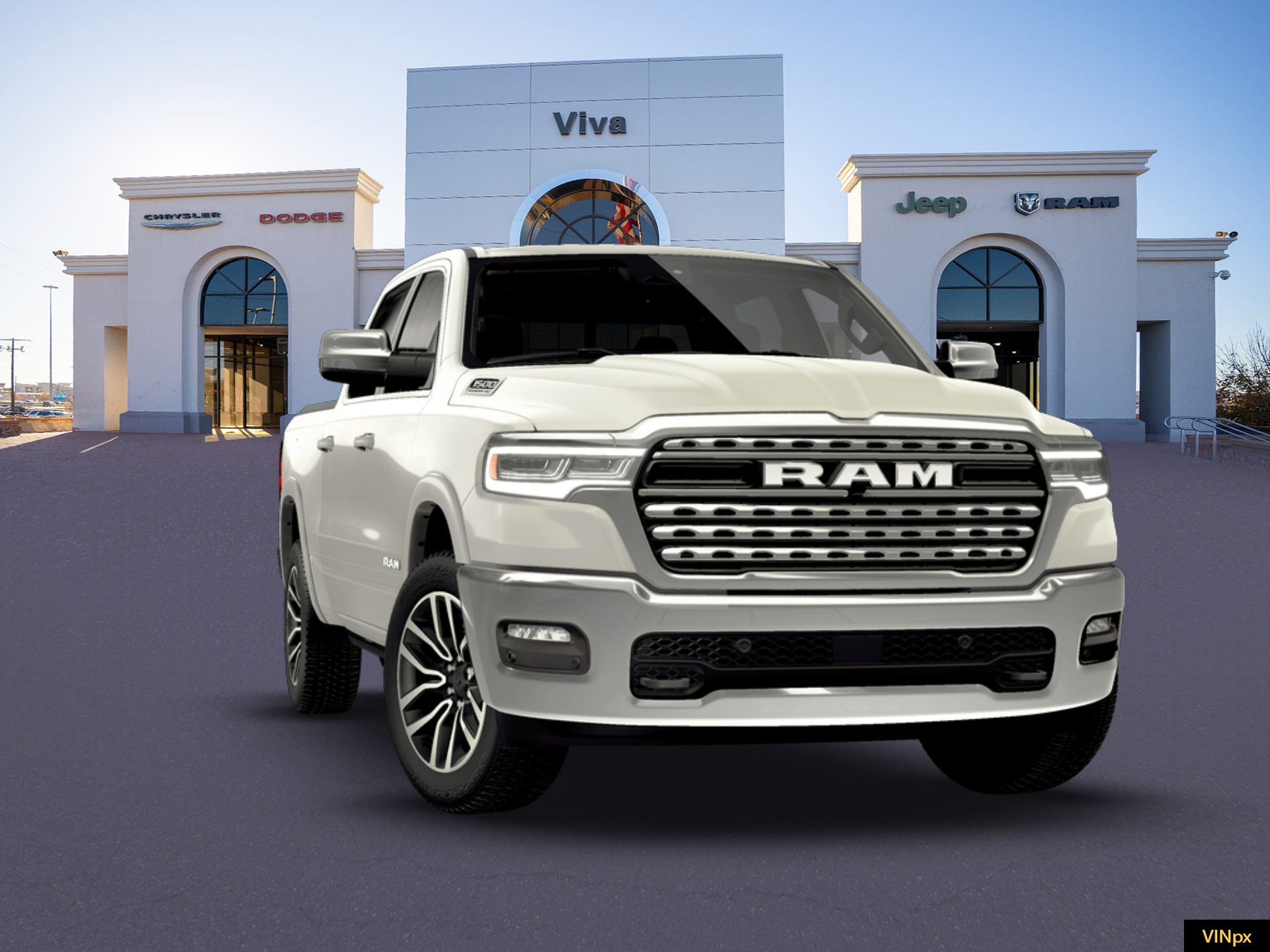New 2026 Ivory White Tri-Coat Pearlcoat RAM Limited image 16