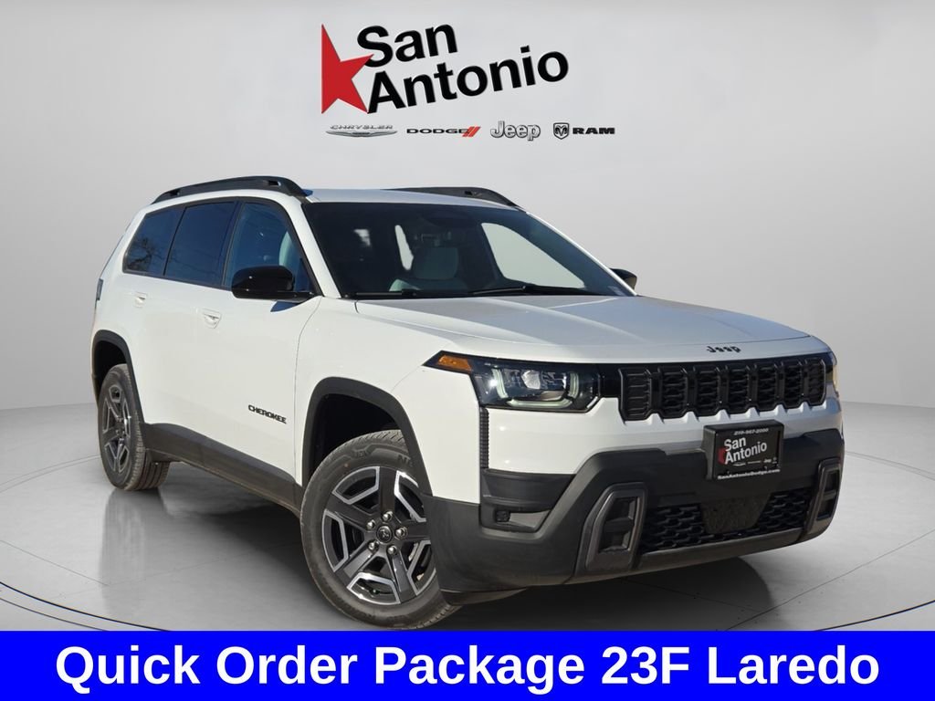 New 2026 Bright White Clear-Coat Exterior Paint Jeep Laredo image 2