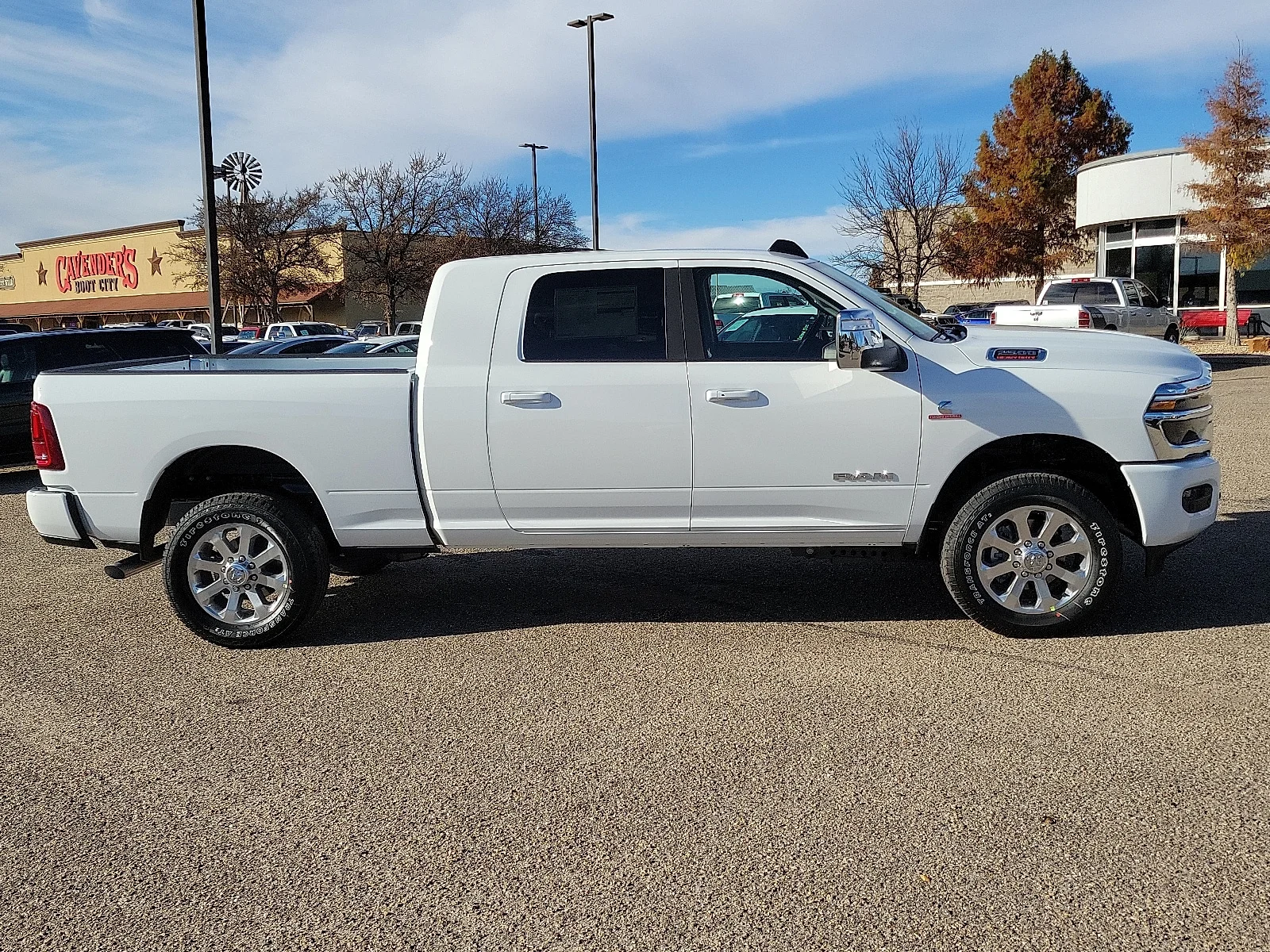 New 2026 PW7 Bright Whit Ram LARAMIE MEGA CAB 4X4 6