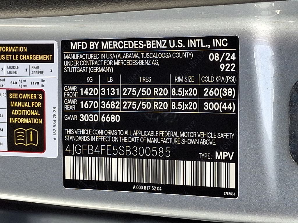 New 2025 Cirrus Silver Metallic Mercedes-Benz GLE 350 image 27
