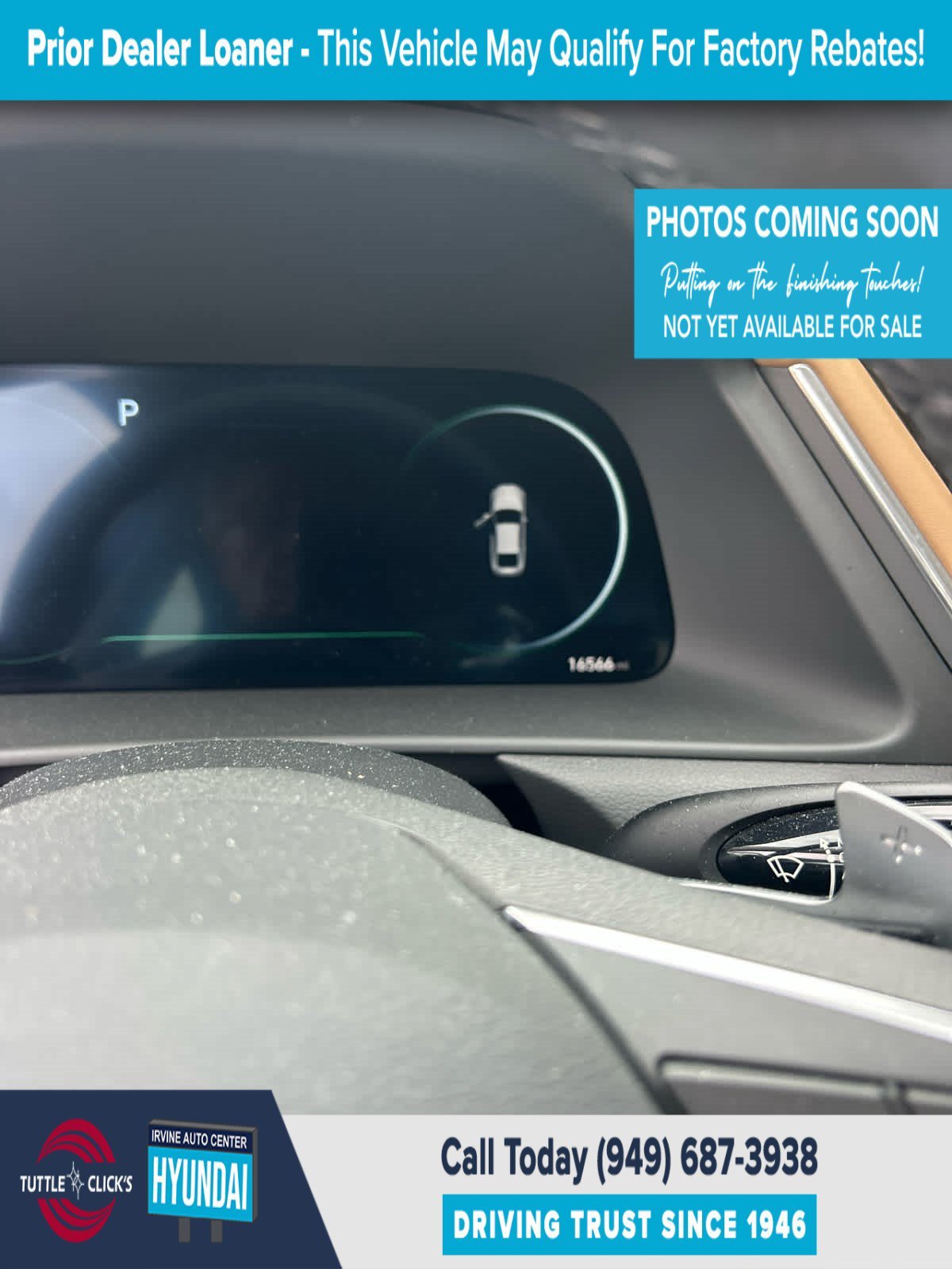 Used 2023 SERENITY WHITE HYUNDAI LIMITED image 1