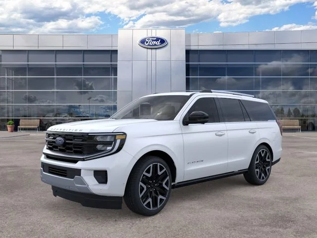 New 2026 Star White Metallic Tri-Coat Ford Platinum image 1