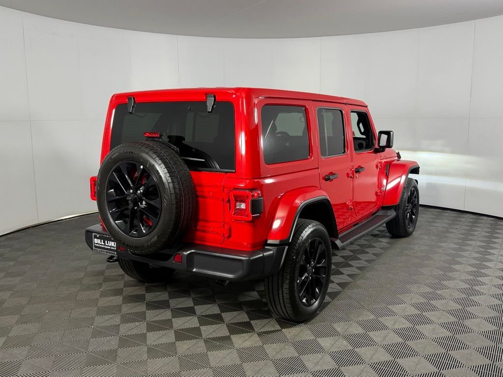 Certified Used 2025 Red Jeep Sahara 4xe image 5