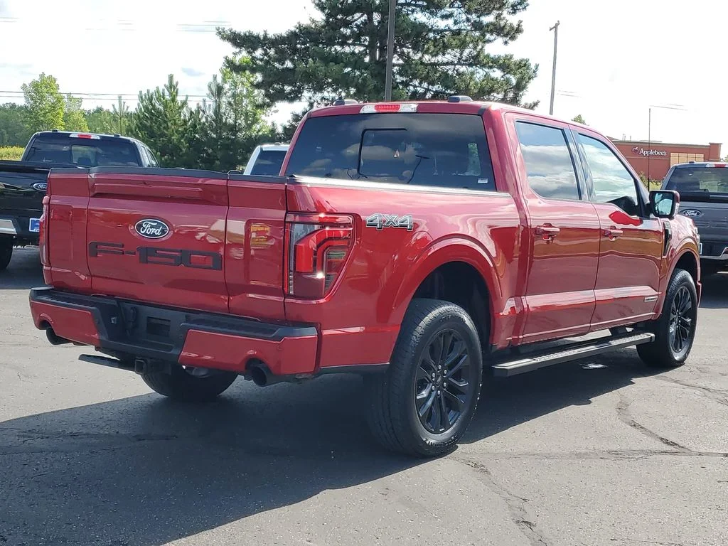 Certified Used 2024 Rapid Red Metallic Tinted Clearcoat Ford Lariat image 4