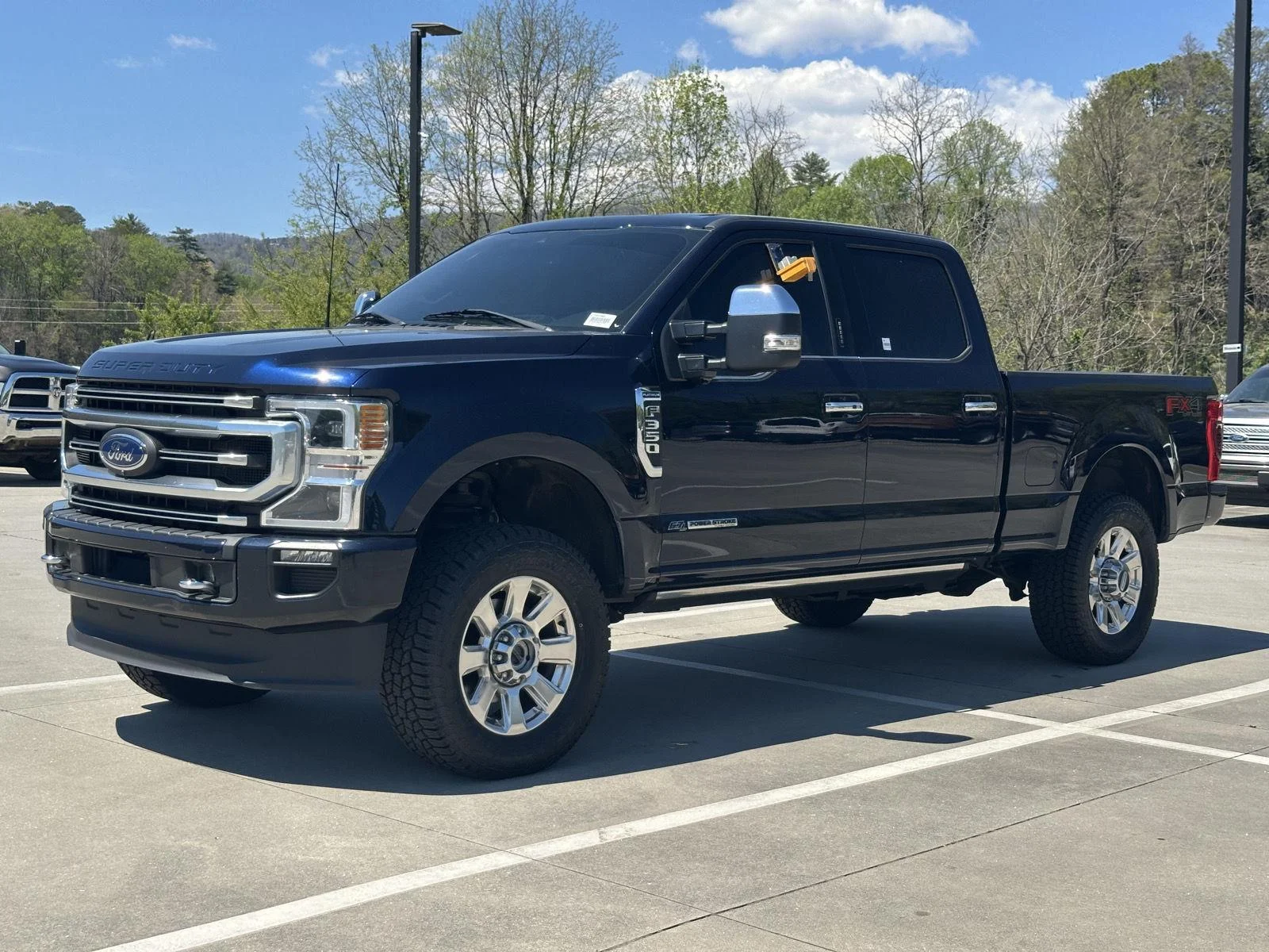 Used 2022 Antimatter Blue Metallic Ford Platinum image 3