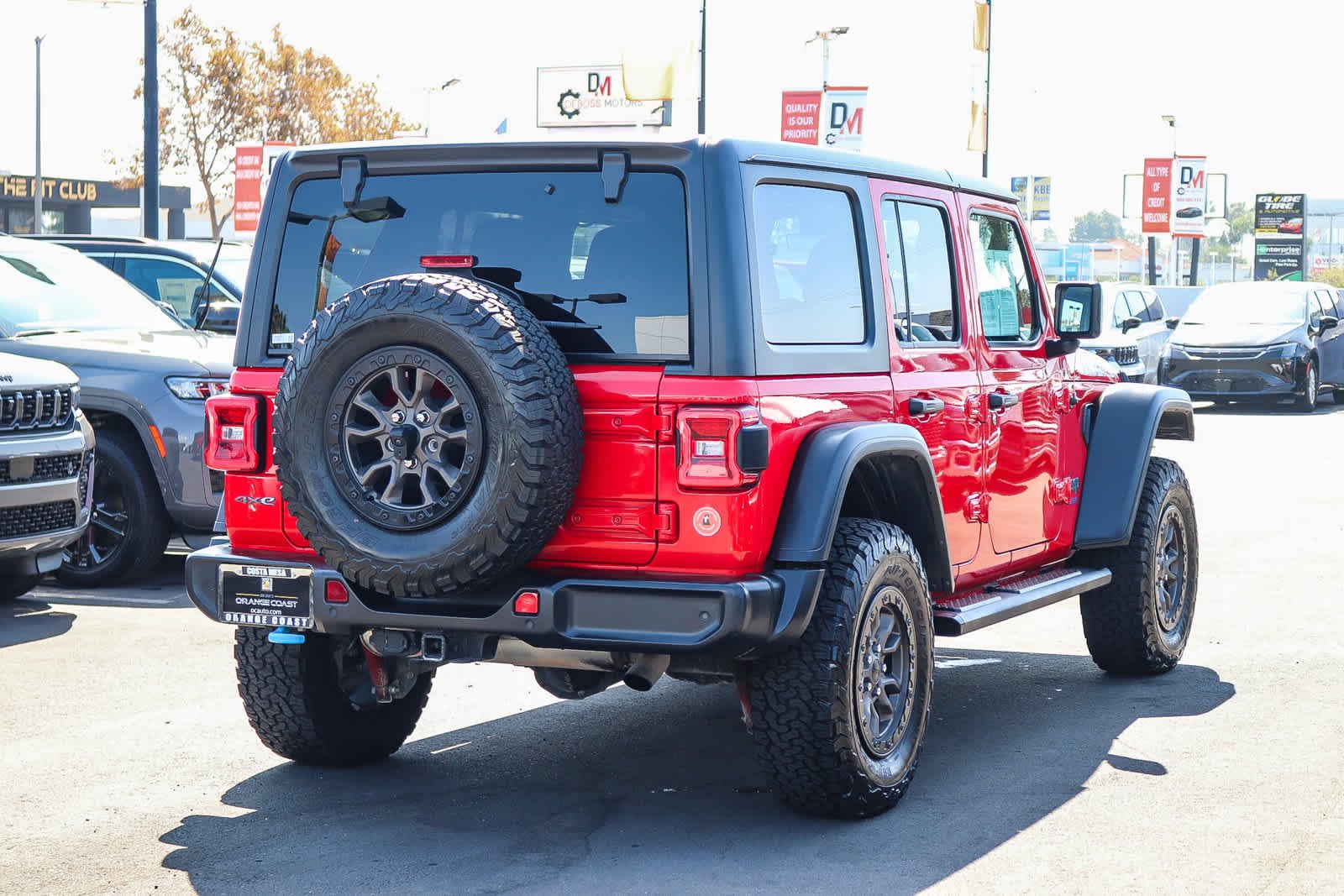 Used 2021 Firecracker Red Clearcoat Jeep Unlimited Rubicon image 4