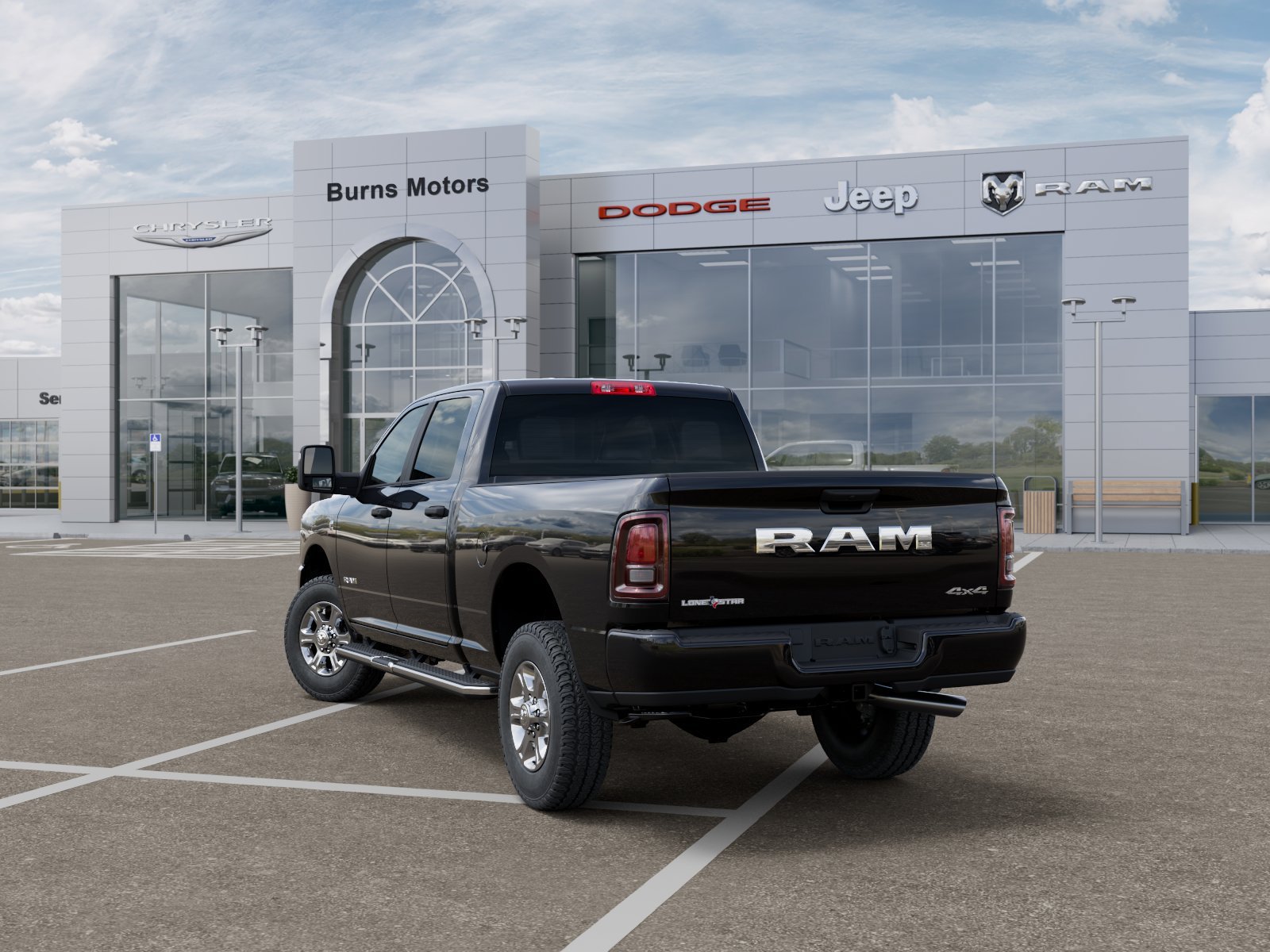 New 2026 Diamond Black Crystal Pearlcoat RAM Lone Star image 3