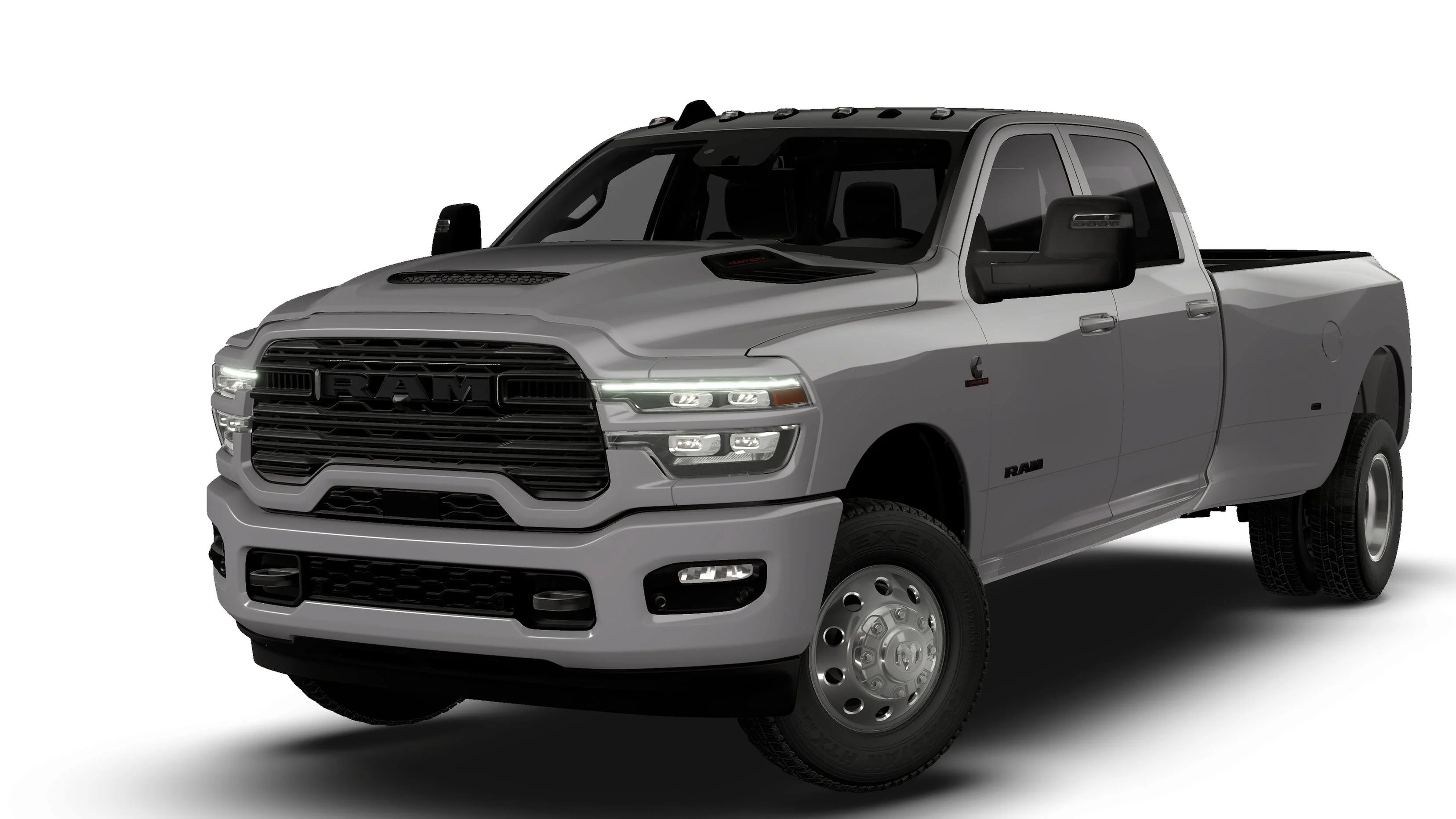 New 2027 Ceramic Gray Clear-Coat Exterior Paint RAM Laramie image 13