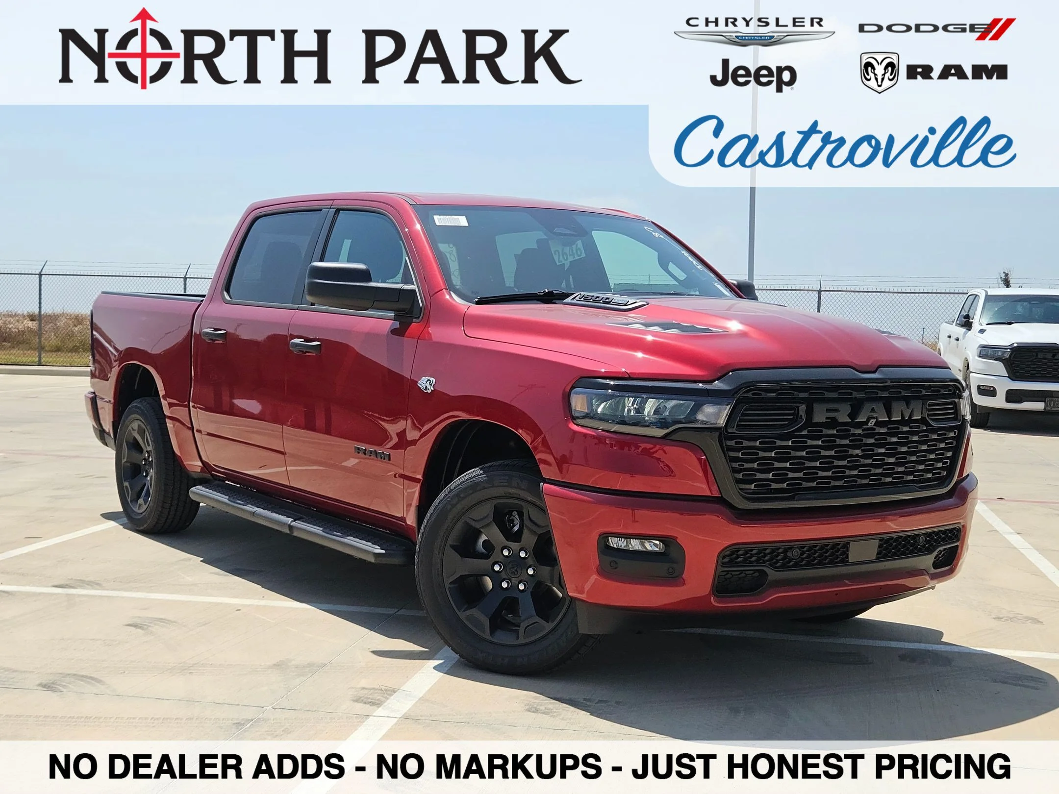 New 2026 Molten Red Pearlcoat RAM Express image 1