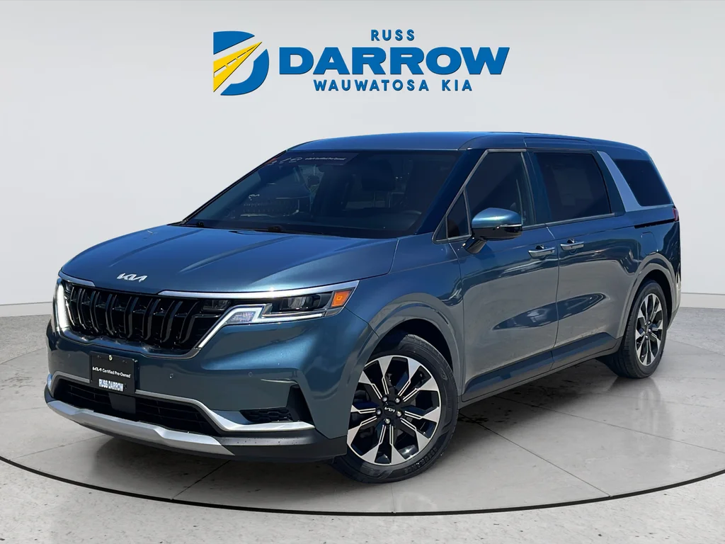Certified Used 2024 Blue Kia EX image 1