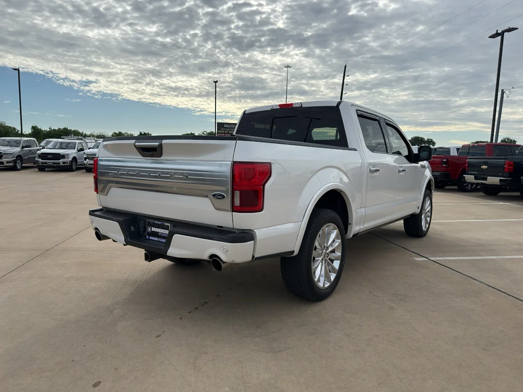 Used 2019 White Platinum Metallic Tri-Coat Ford Limited image 6