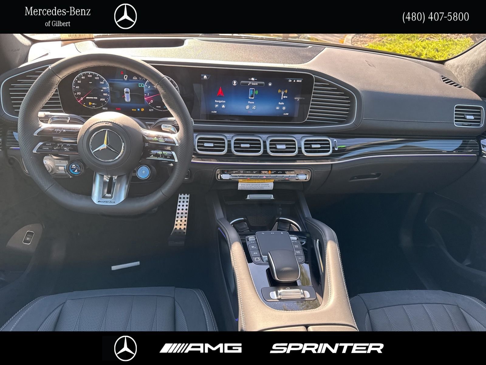 New 2026 Obsidian Black Metallic Mercedes-Benz GLS 63 AMG® image 24