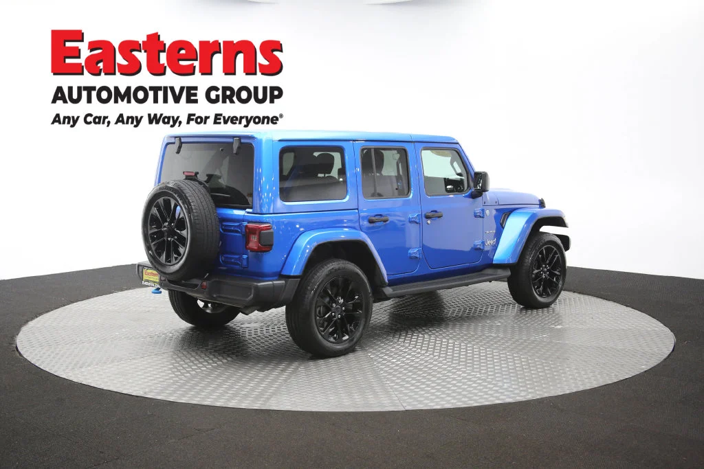 Used 2024 Blue Jeep Sahara 4xe image 43