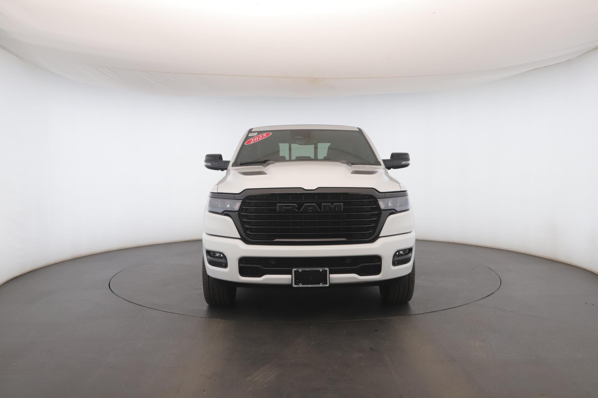 Used 2025 Bright White Clearcoat Ram Laramie 4x4 Crew Cab 5
