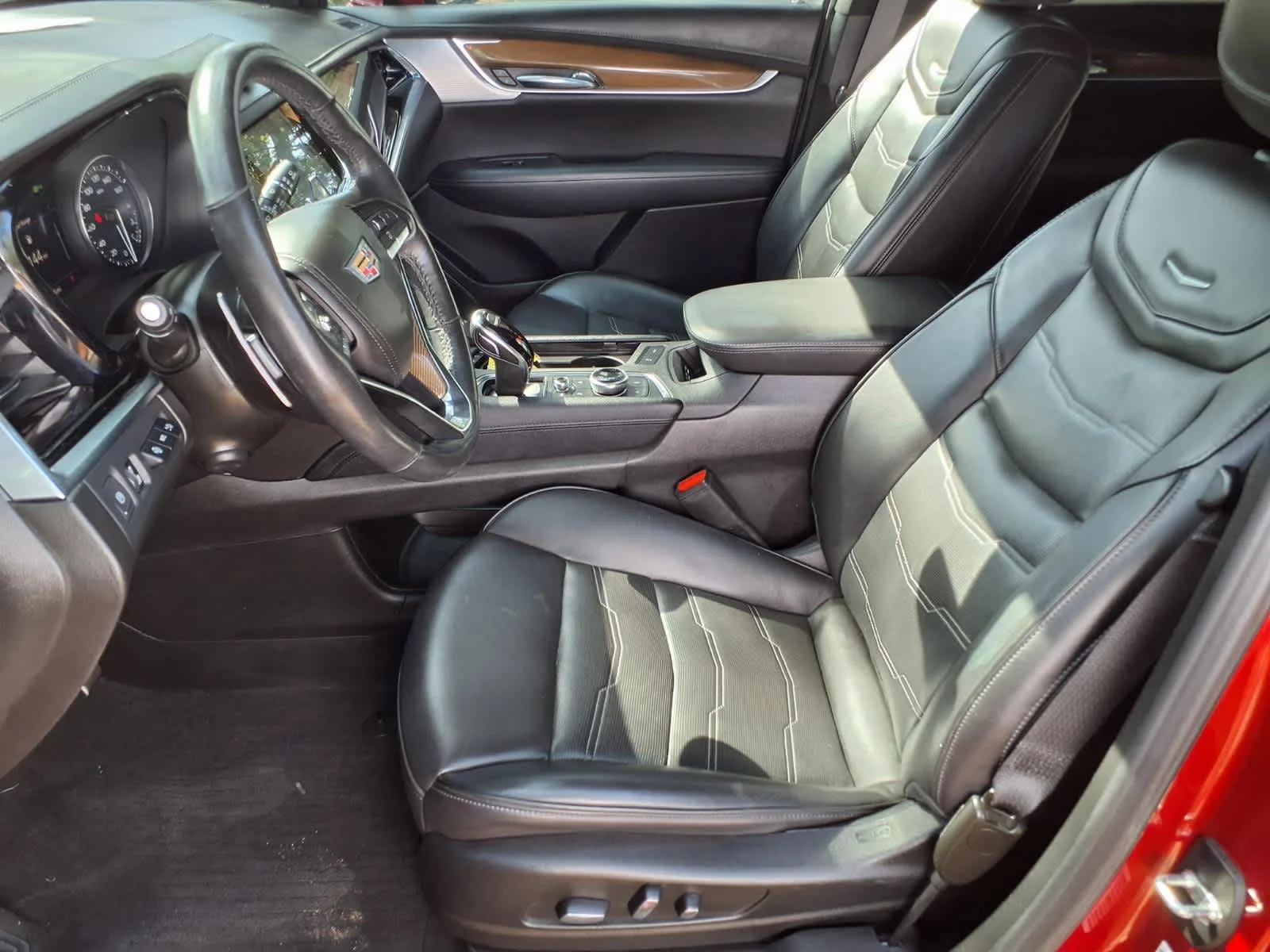 Used 2024 Radiant Red Tintcoat Cadillac Sport image 14