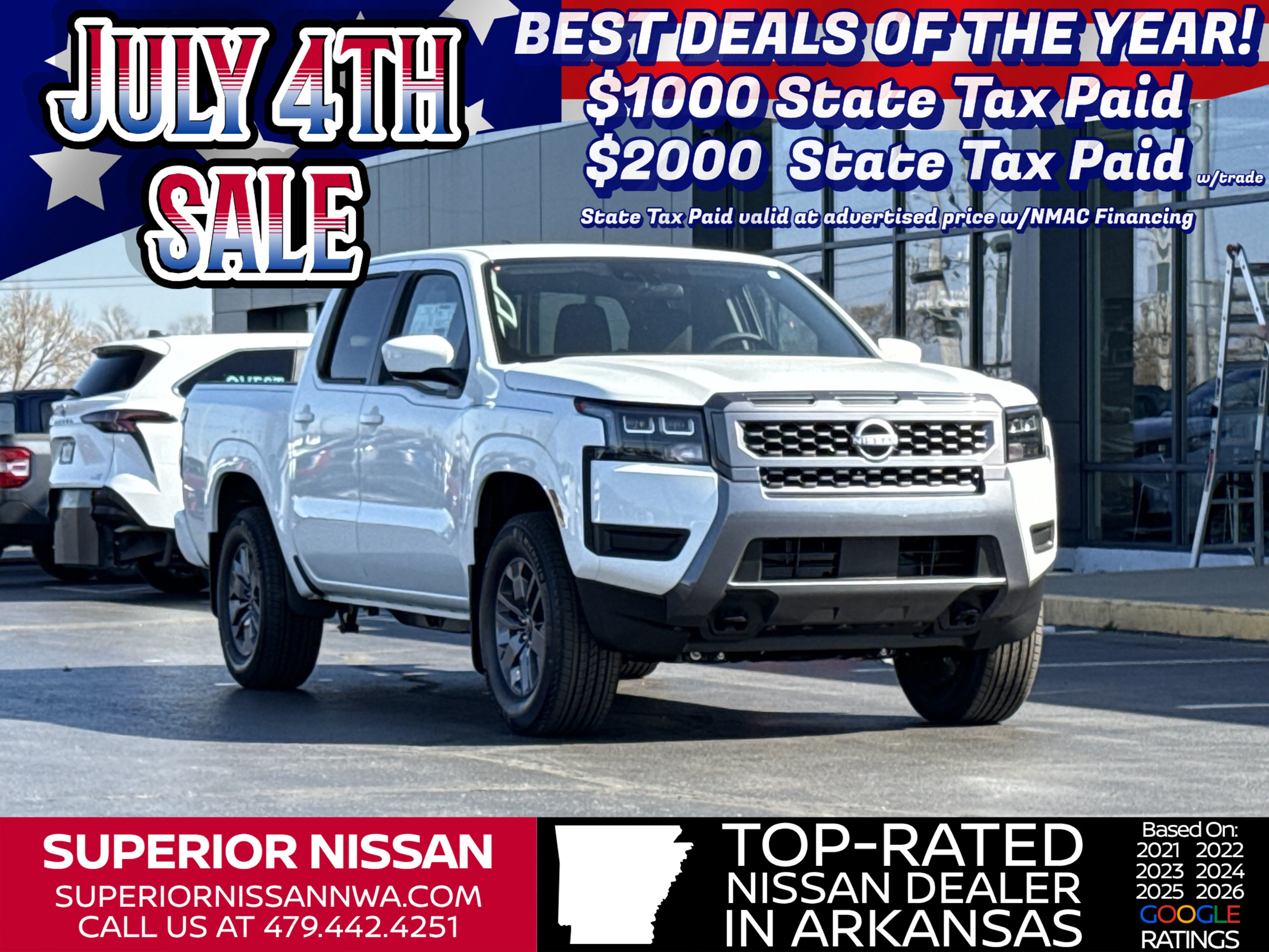 New 2026 Glacier White Nissan SV 4WD image 1