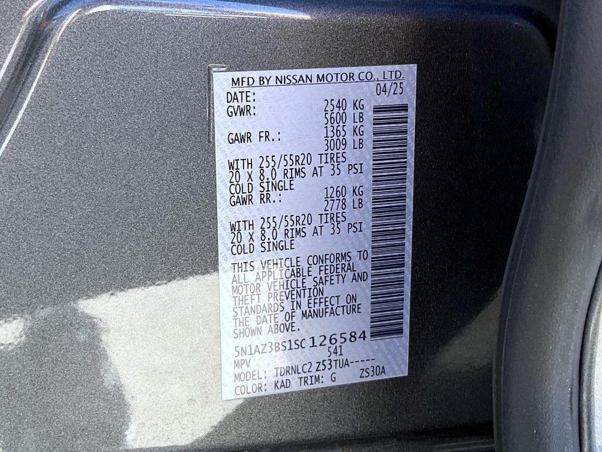 2025 Nissan Murano SV - Photo 26