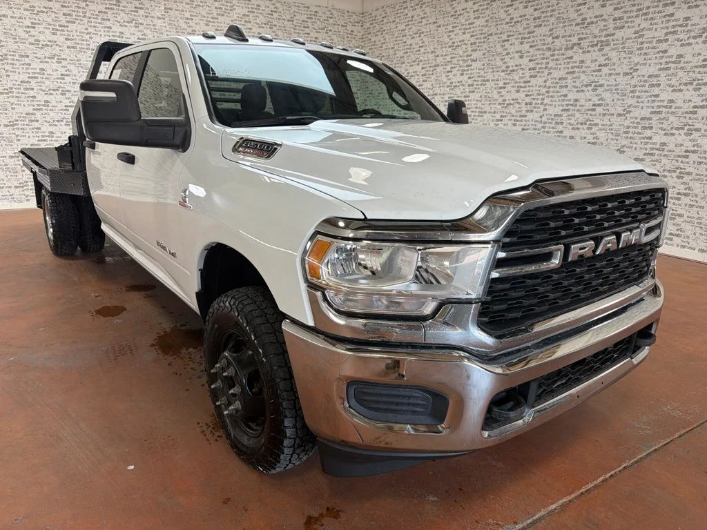 Used 2024 Bright White Clearcoat Ram SLT image 9