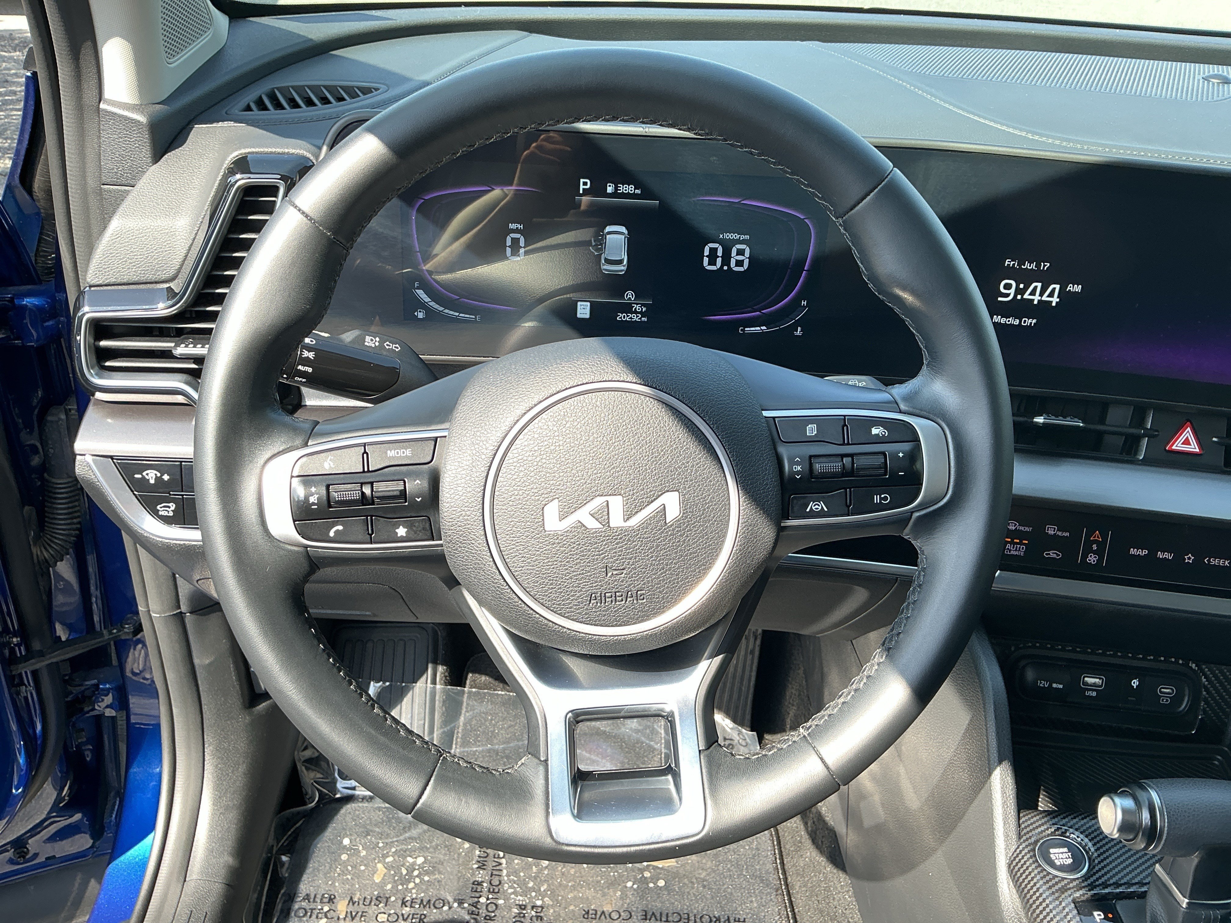 Used 2025 Sapphire Blue Kia EX image 14