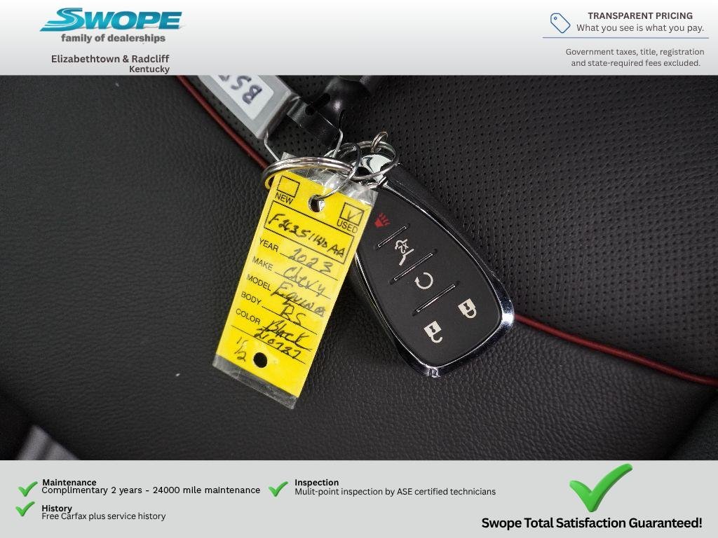 Used 2023 Mosaic Black Metallic Chevrolet RS image 36
