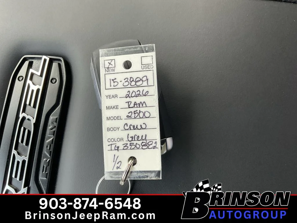 New 2026 Ceramic Gray Clearcoat Ram Rebel image 22