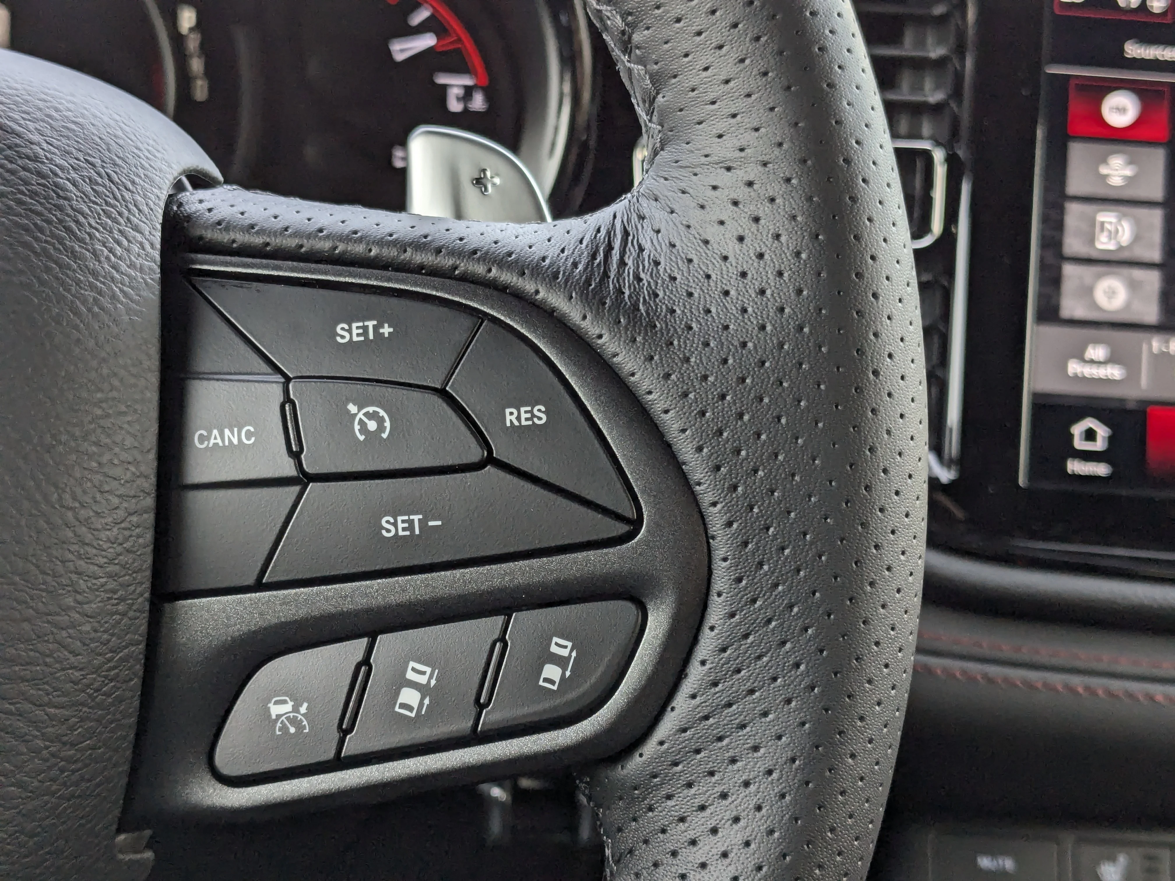 New 2026 White Dodge GT Plus - - GT Plus Pkg (2BH) - 2nd Row Captain Chairs - Ebony Red Leather?Faced Seats - 10.1 Nav & image 18