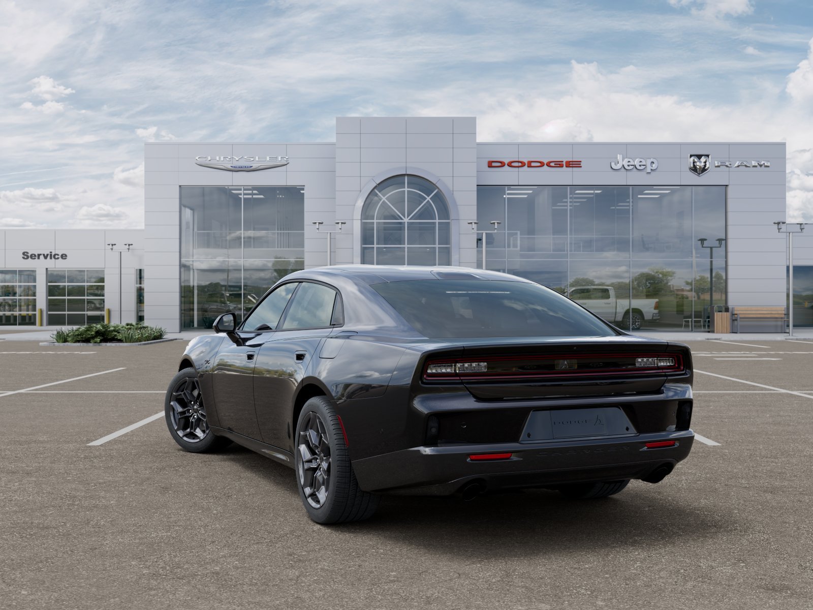New 2026 Diamond Black Crystal Pearlcoat Dodge R/T Plus image 3