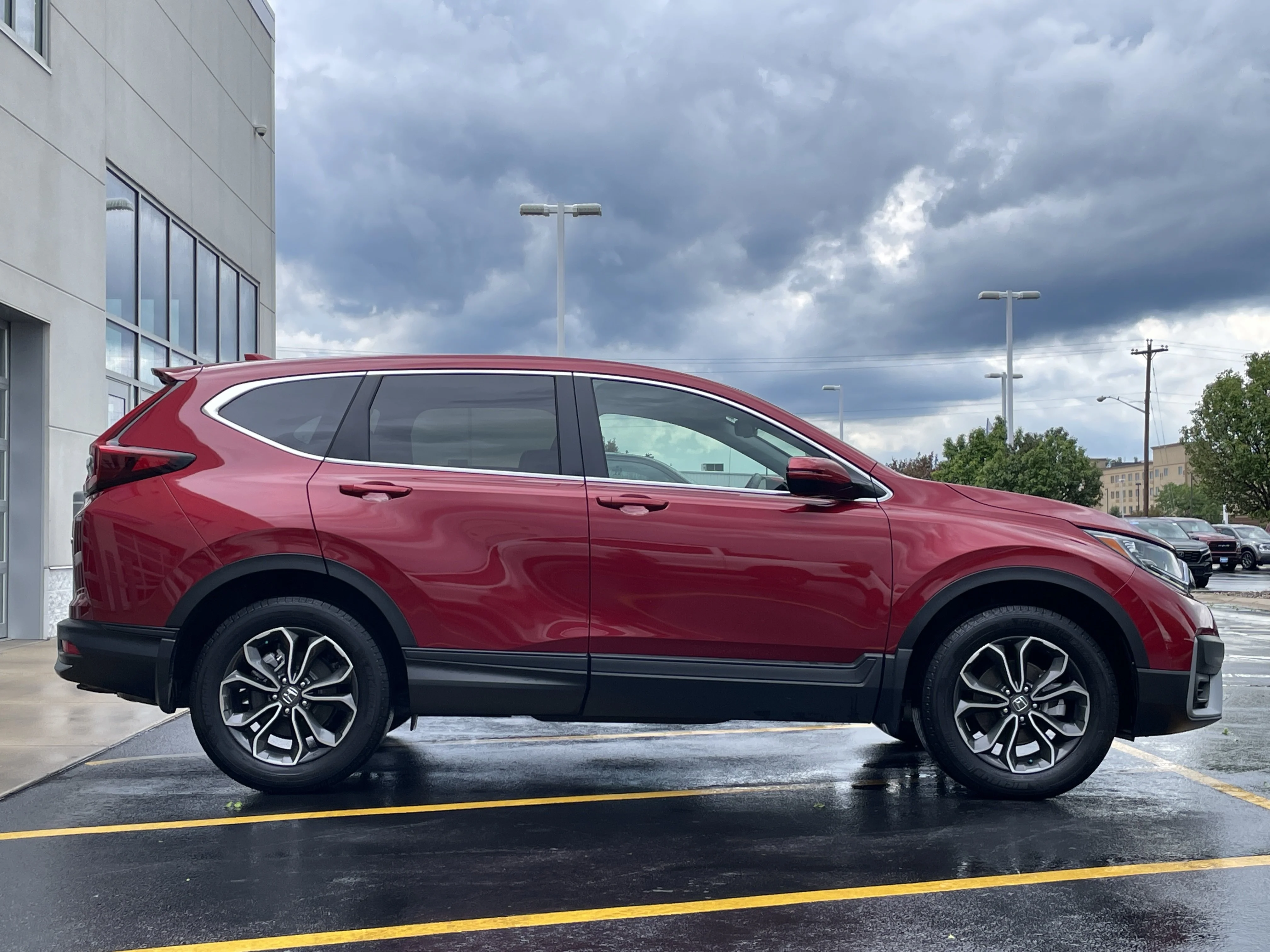 Certified Used 2021 Radiant Red Metallic Honda AWD EX-L image 35