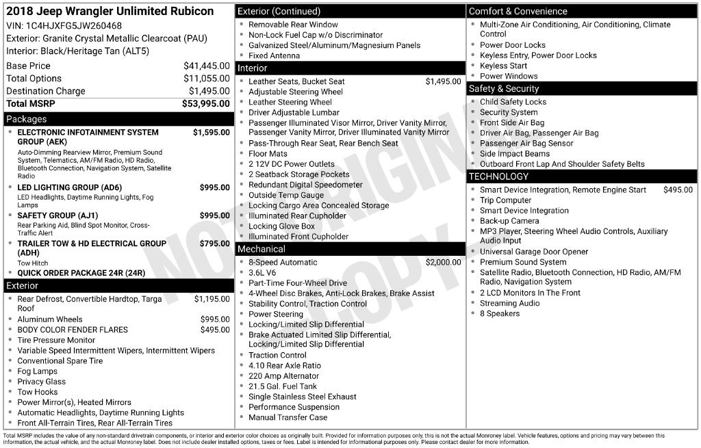 Used 2018 Gray Jeep Unlimited Rubicon image 42