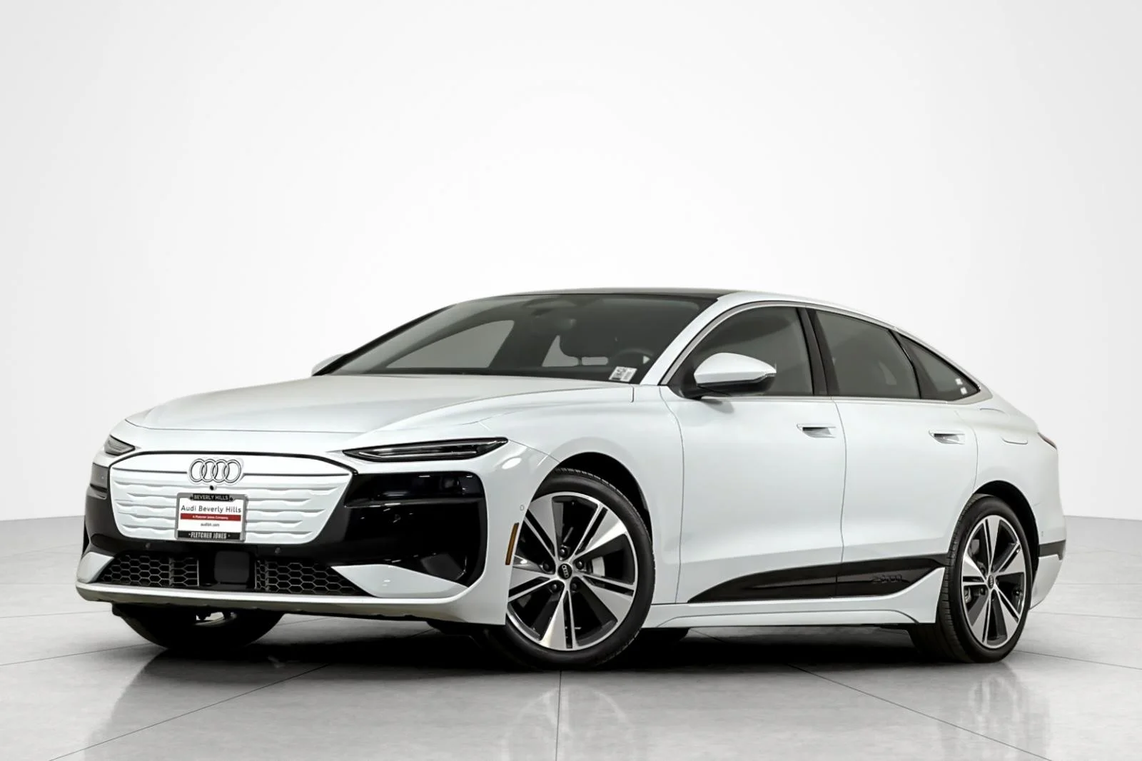 Used 2025 Glacier White Metallic Audi Premium RWD image 1