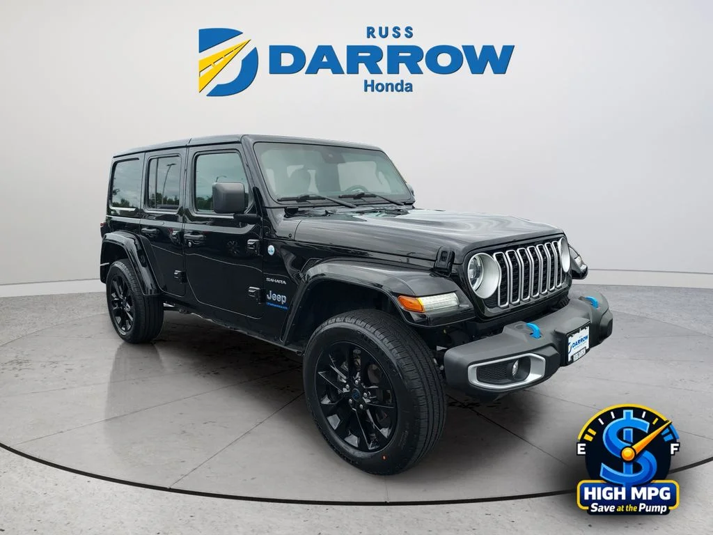 Used 2024 Black Jeep Sahara 4xe image 7