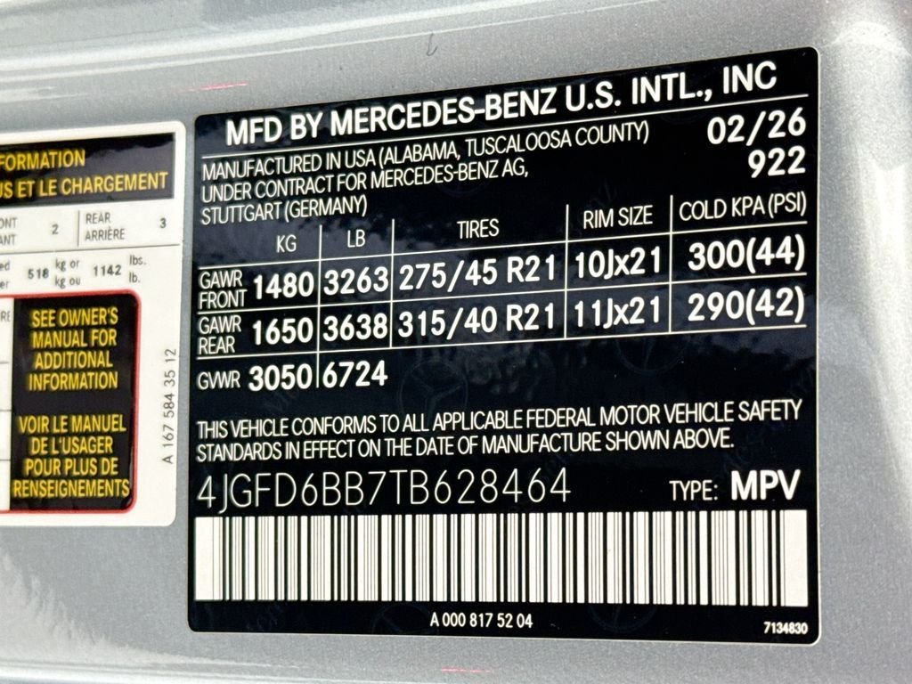 New 2026 Cirrus Silver Metallic Mercedes-Benz GLE 53 AMG® image 35
