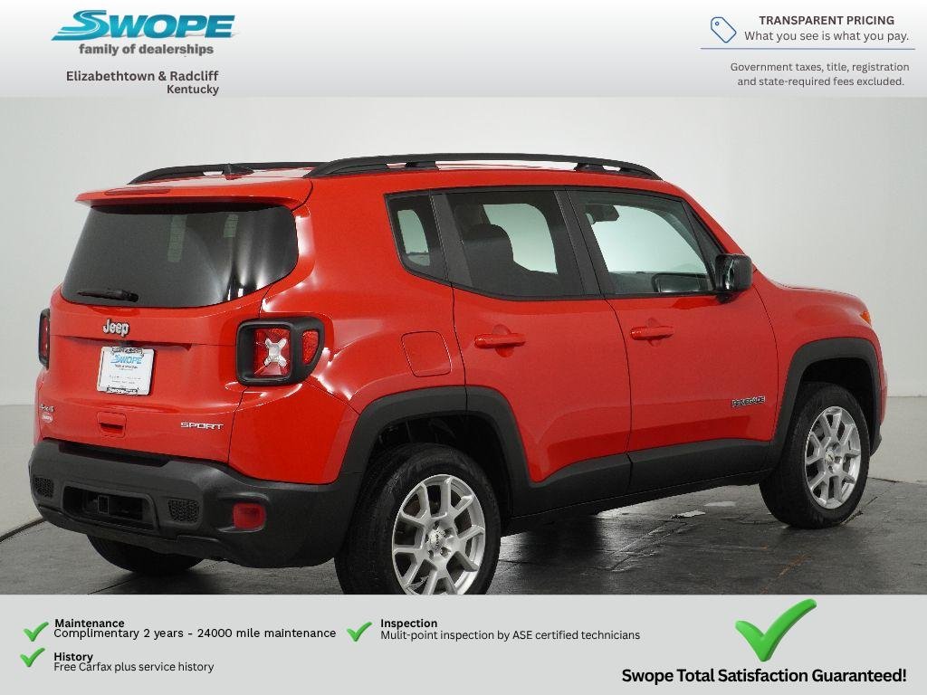 Used 2022 Colorado Red Clearcoat Jeep Sport image 3