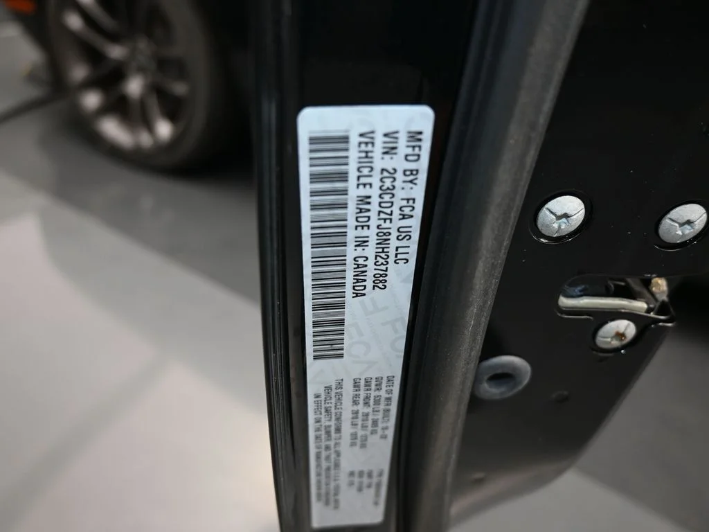 Used 2022 Pitch Black Clearcoat Dodge R/T Scat Pack image 15