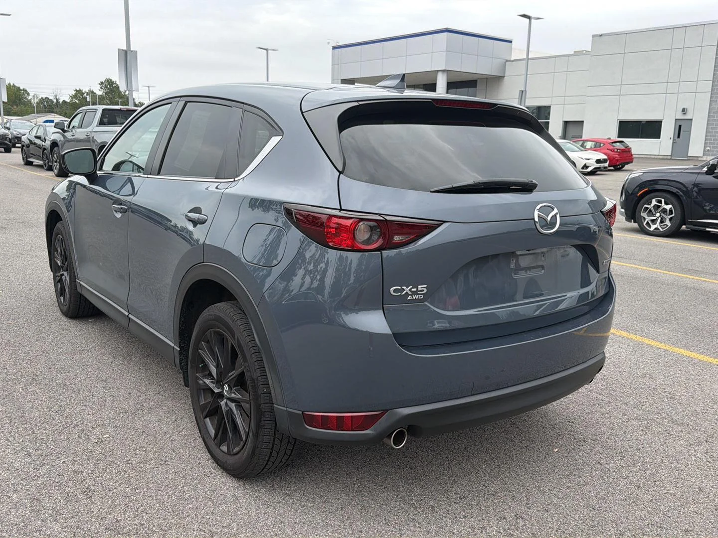 Used 2021 Polymetal Gray Mazda Carbon Edition image 5