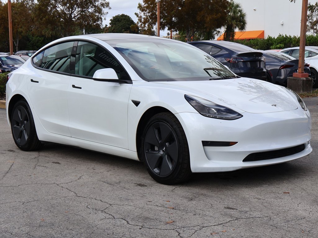 Used 2023 Tesla Model 3 Base with VIN 5YJ3E1EA5PF463558 for sale in Miami, FL