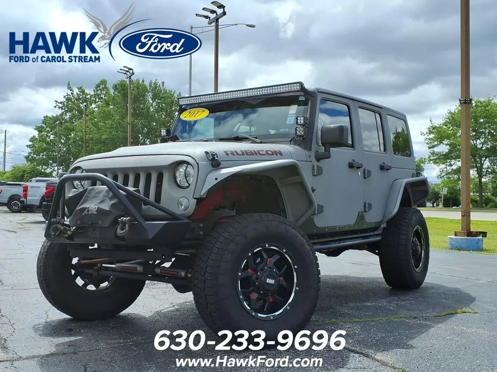 Used 2017 Black Clearcoat Jeep Unlimited Rubicon image 3