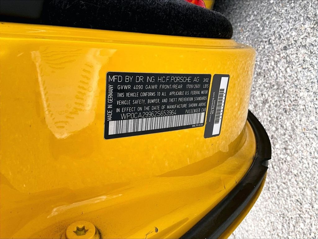 Used 2002 Yellow Porsche Carrera image 26