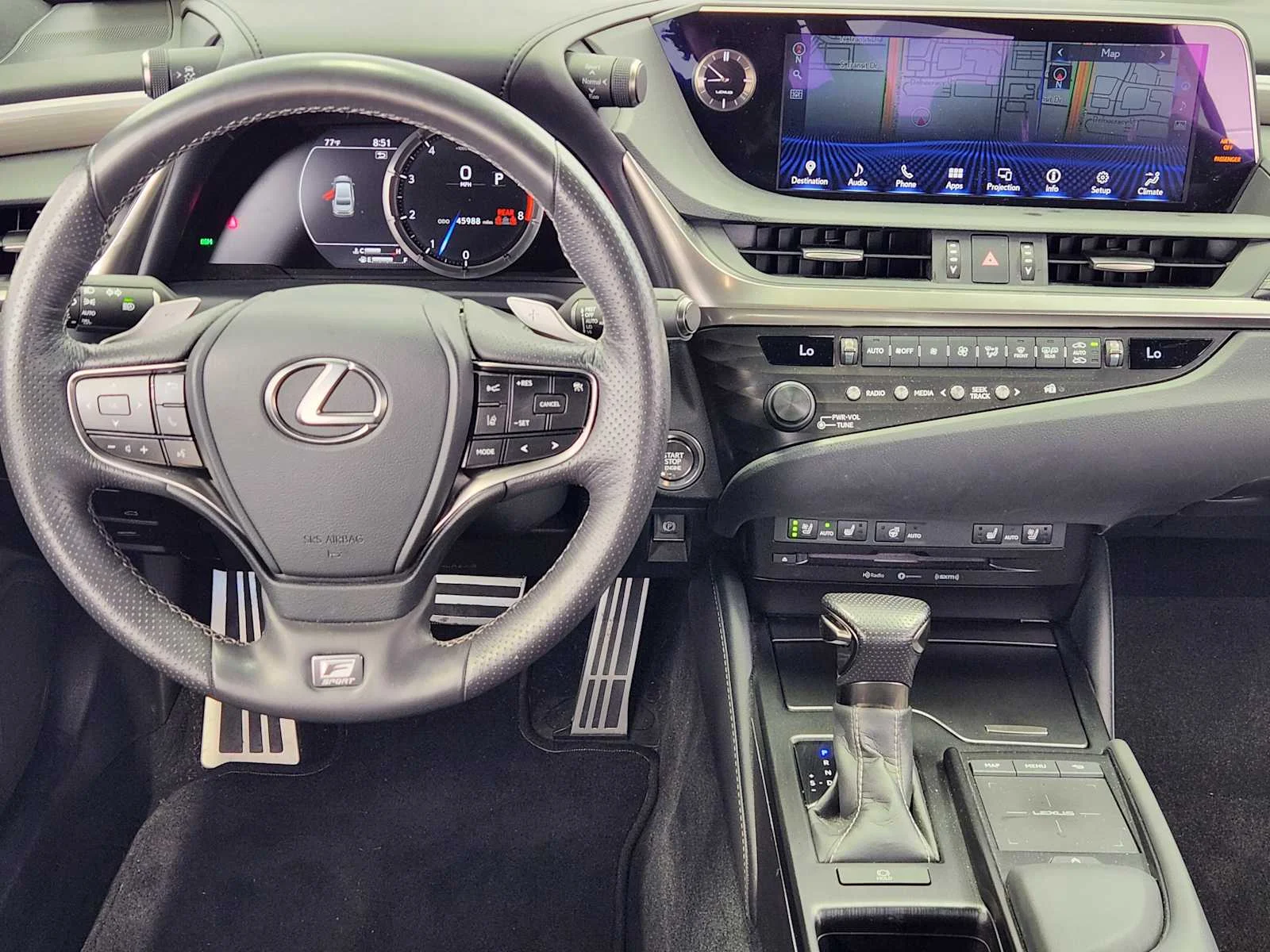 Used 2020 Ultrasonic Blue Mica 2.0 Lexus F SPORT image 24
