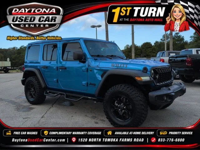 Used 2025 Blue Jeep Willys image 1
