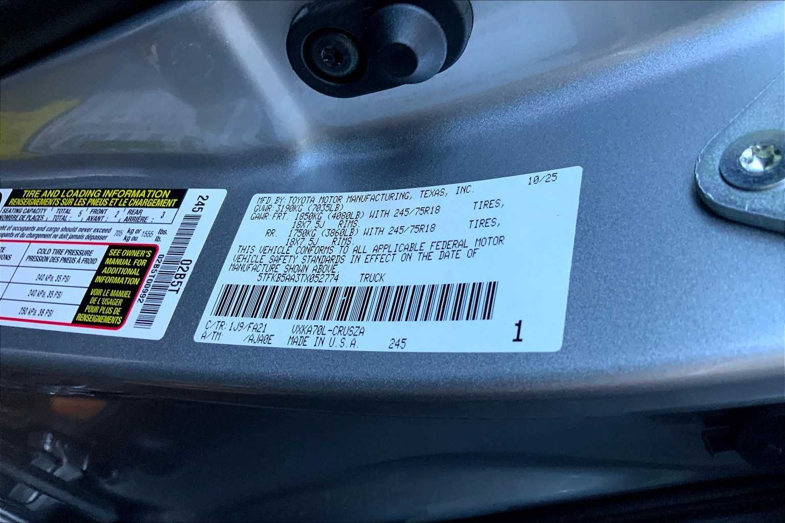 2026 Toyota Tundra SR - Photo 20