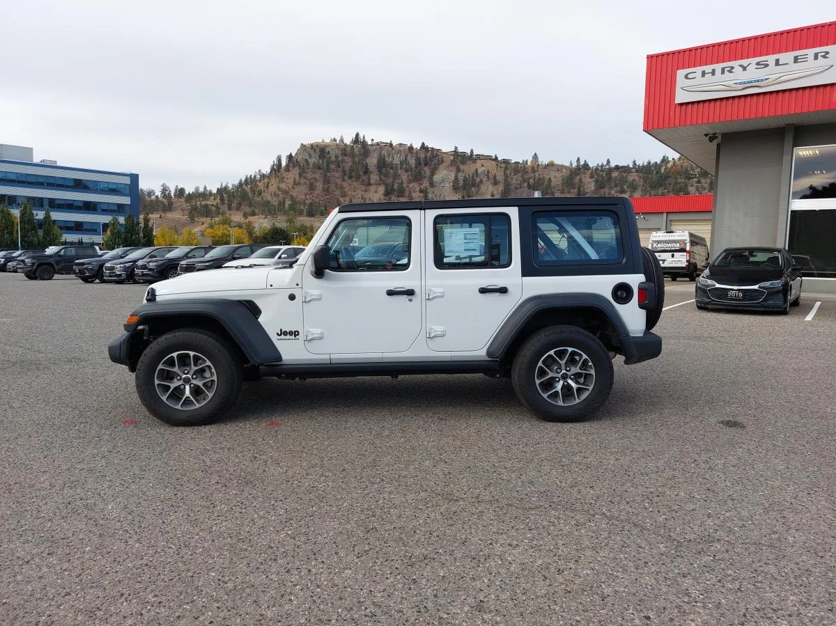 New 2024 White Jeep Sport 4 Door 4x4 image 8