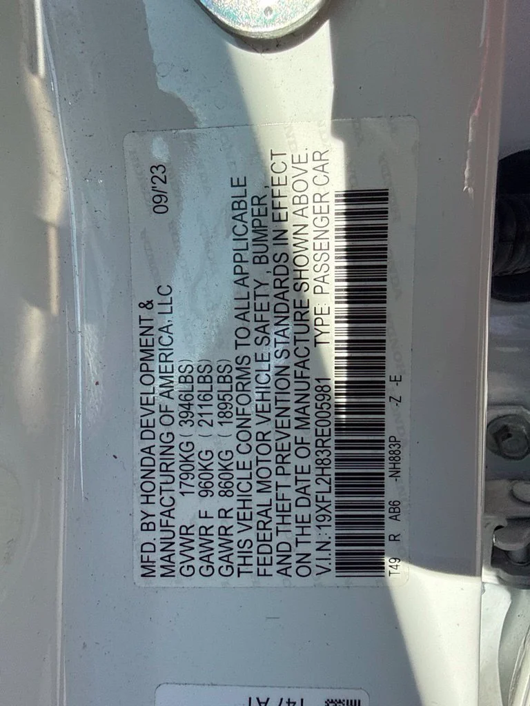 Used 2024 White Honda Sport image 27