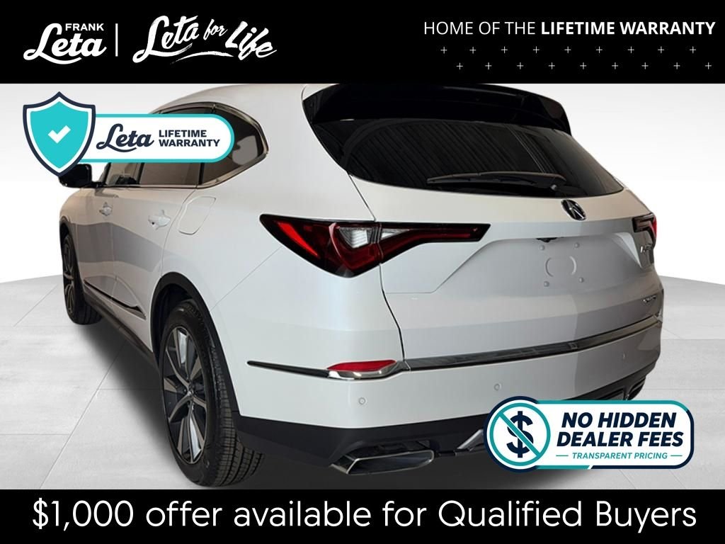 New 2026 Platinum White Pearl Acura w/Technology Package image 3