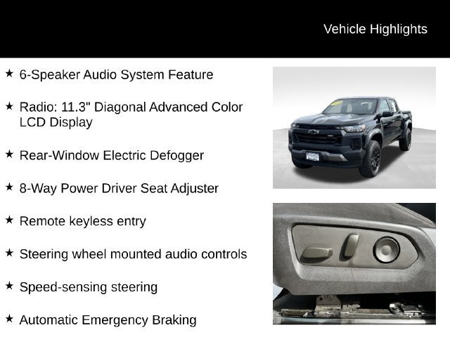 Used 2023 BLACK Chevrolet 4WD Trail Boss image 15